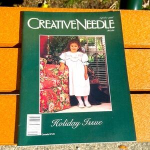 Vintage creative needle Women & Children's holiday sewing magazine with pattern